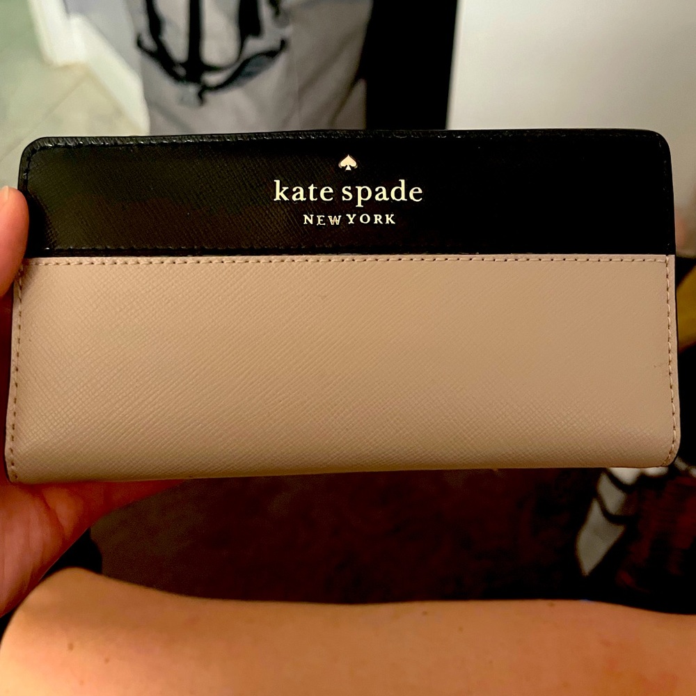 Brand now Black and Tan Kate spade wallet